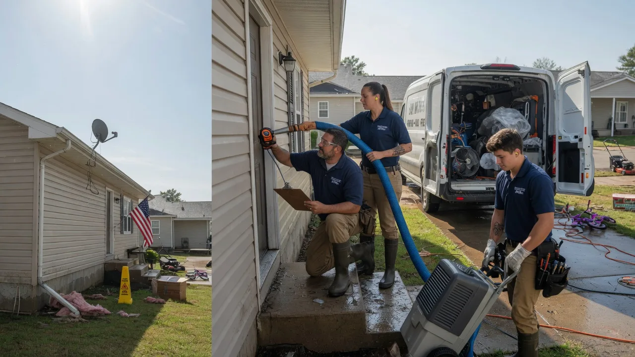 Ceiling Water Damage Restoration in Wadsworth, IL near me
